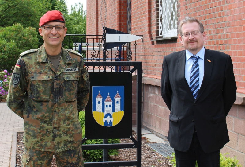 Bild: Oberstleutnant Hubertus Lammersen, Michael Vietz MdB
